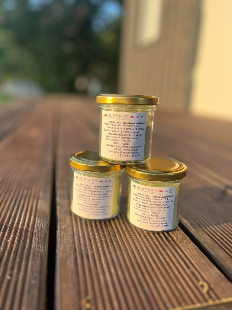Liofilizēta Persilāde – smalki malta, 80 g