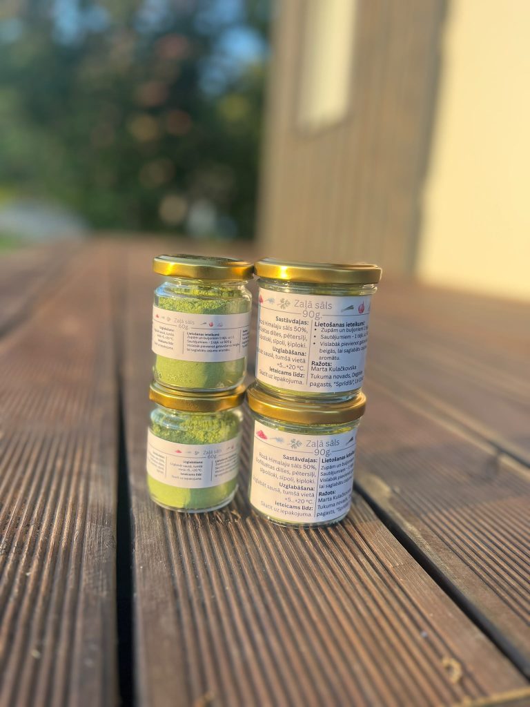 Zaļā sāls – smalki malta